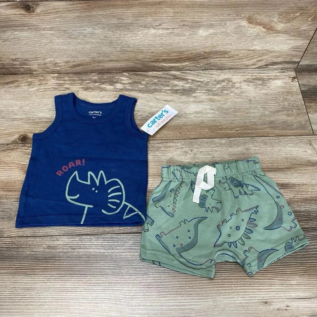 NEW Just One You 2pc Tank Top & Shorts sz 3m - Me 'n Mommy To Be