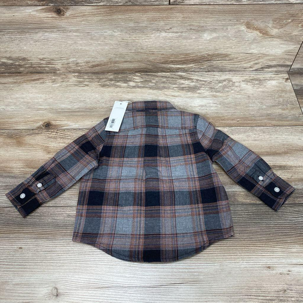 NEW Janie & Jack Plaid Button Down Shirt sz 6-12m - Me 'n Mommy To Be