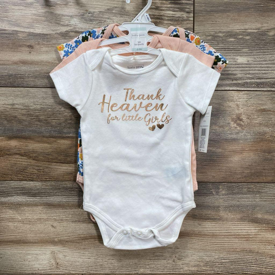 NEW Baby Gear 3pk Bodysuits sz6-9M - Me 'n Mommy To Be