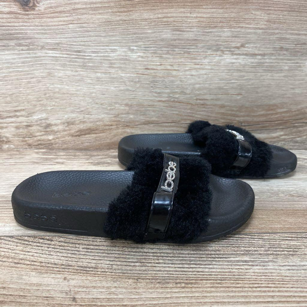 Bebe Faux Fur Slide Sandals sz 11/12 - Me 'n Mommy To Be