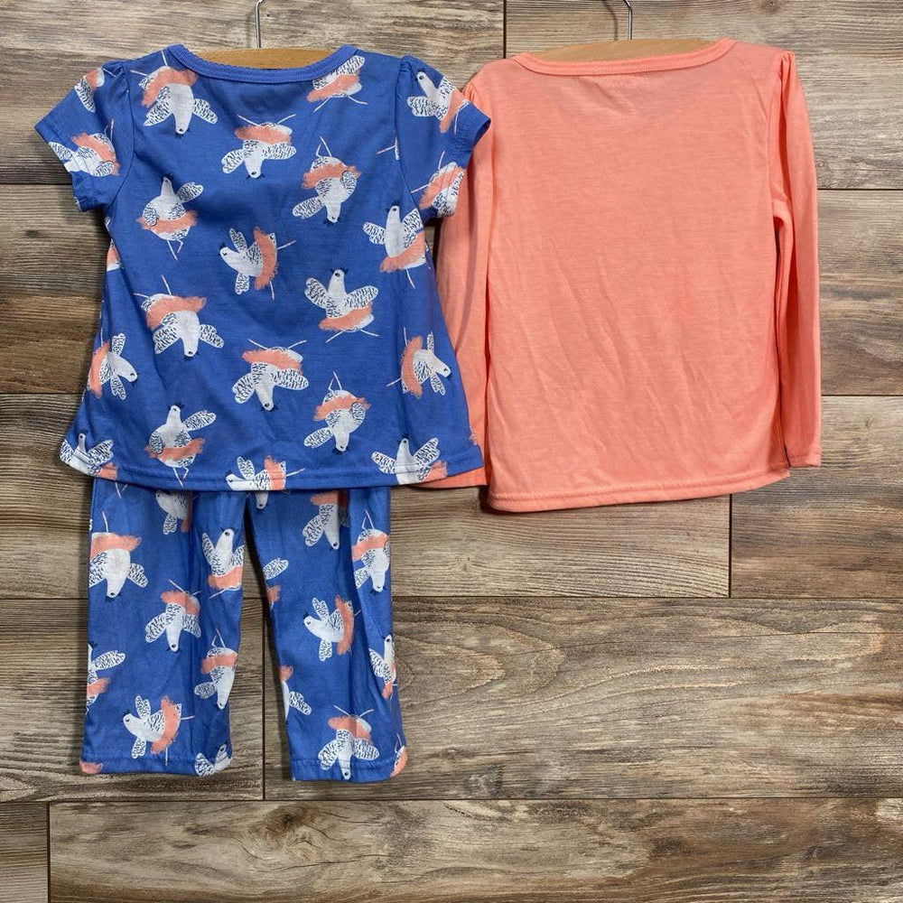 Just One You 3pc Shake Your Tail Feathers Pajama Set sz 4T - Me 'n Mommy To Be