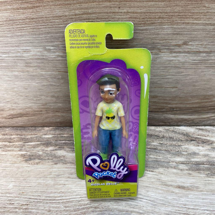 NEW Polly Pocket Nicolas Wells Figurine - Me 'n Mommy To Be