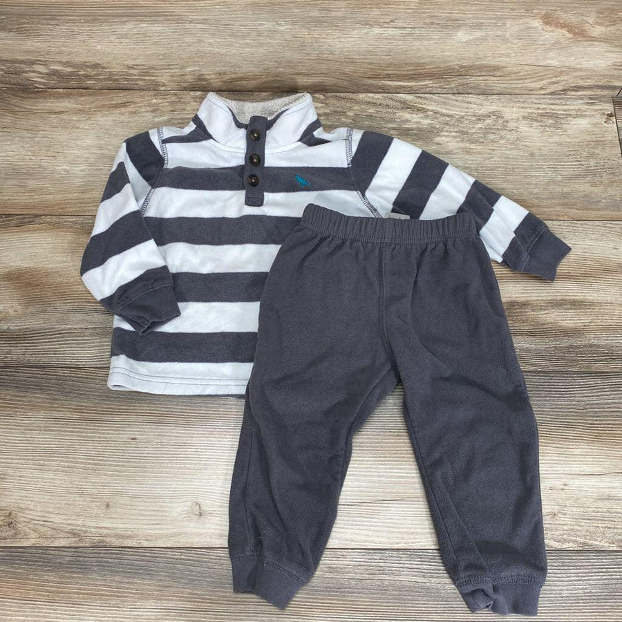 Carter's 2pc Fleece Striped Pullover & Pants sz 24m - Me 'n Mommy To Be