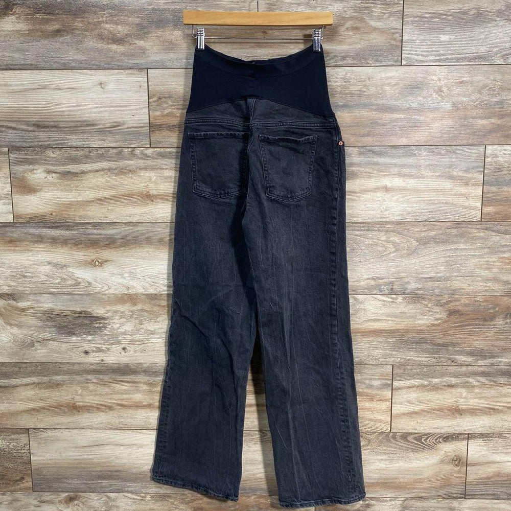 Old Navy Maternity Wide Leg Full Panel Jeans 10/Long Medium - Me 'n Mommy To Be