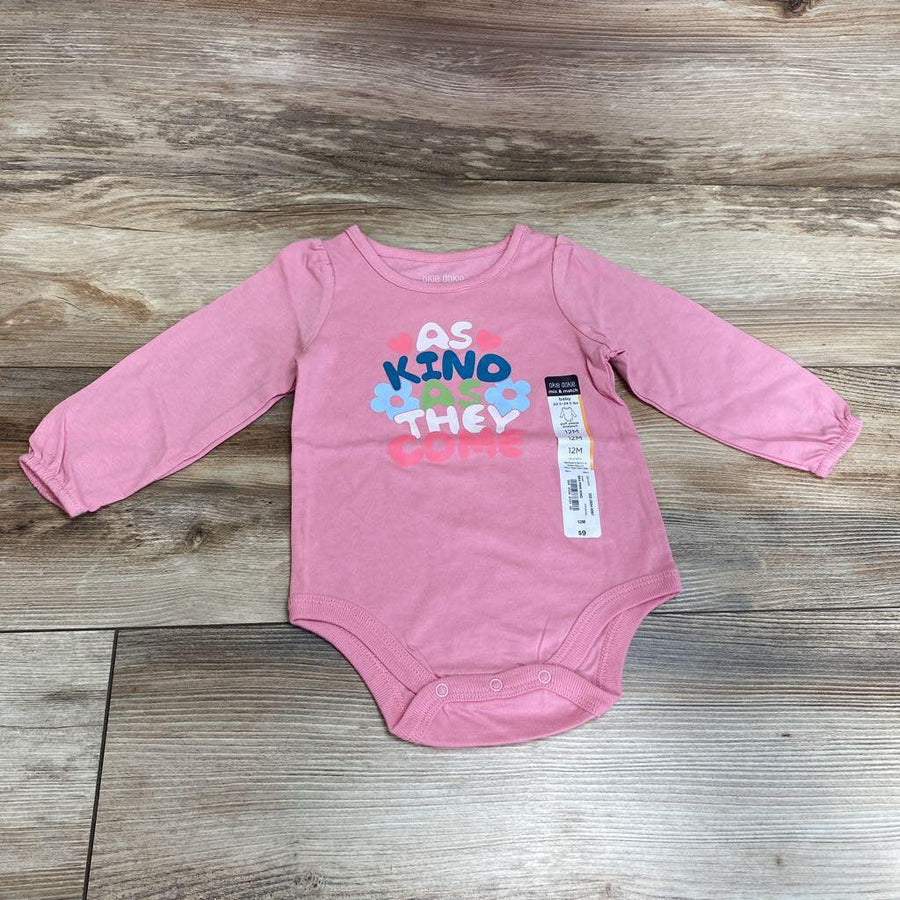 NEW Okie Dokie Long Sleeve As Kind As They Come Bodysuit sz 12m - Me 'n Mommy To Be