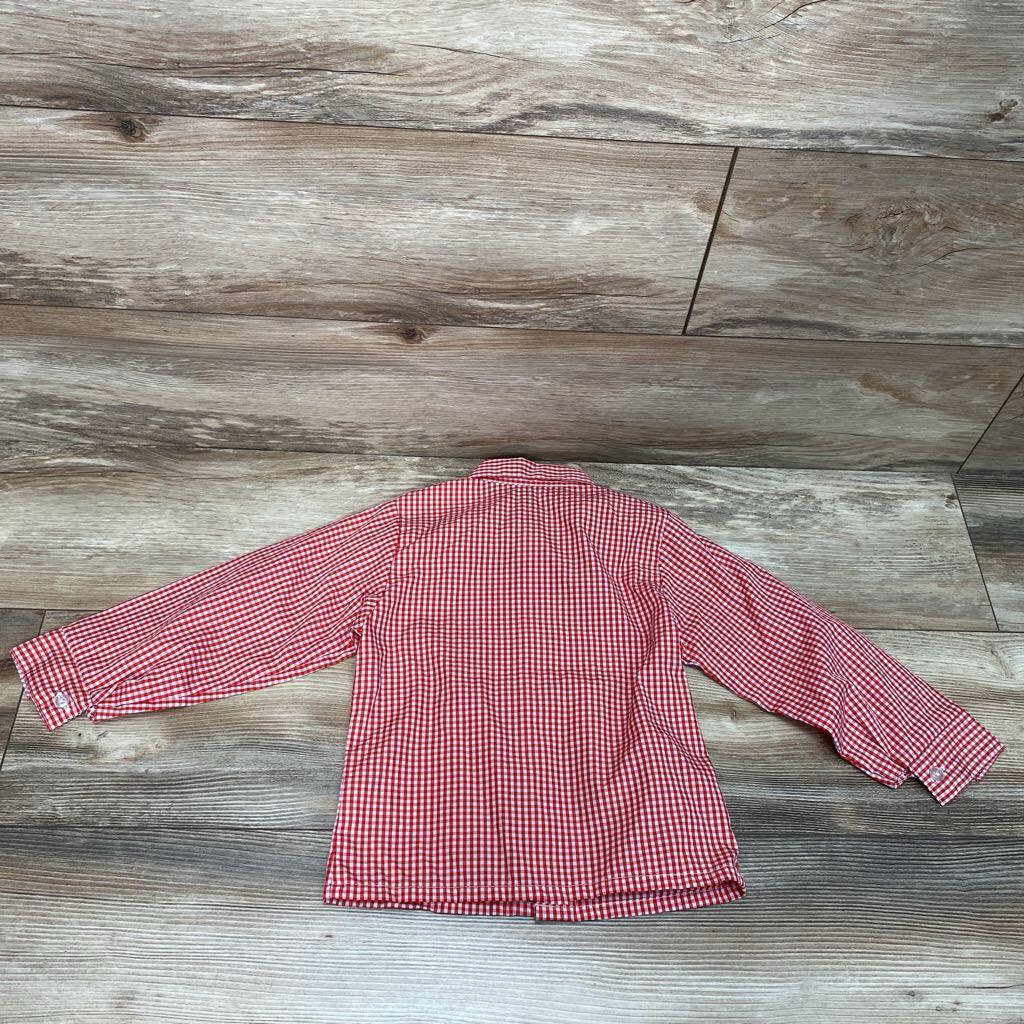 Andrew Fezza Gingham Button-Up Shirt sz 4T - Me 'n Mommy To Be
