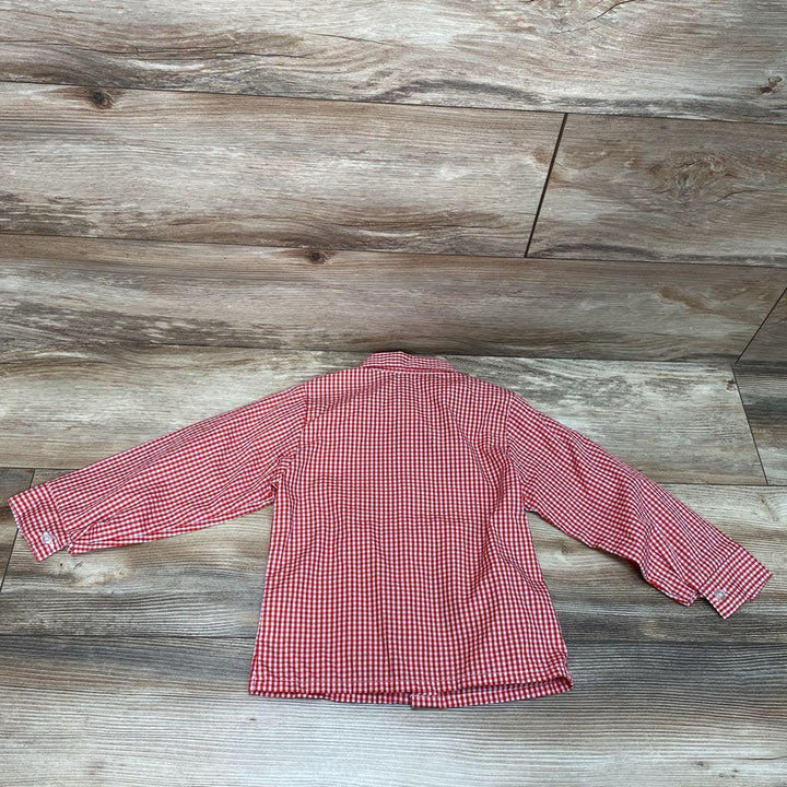 Andrew Fezza Gingham Button-Up Shirt sz 4T - Me 'n Mommy To Be