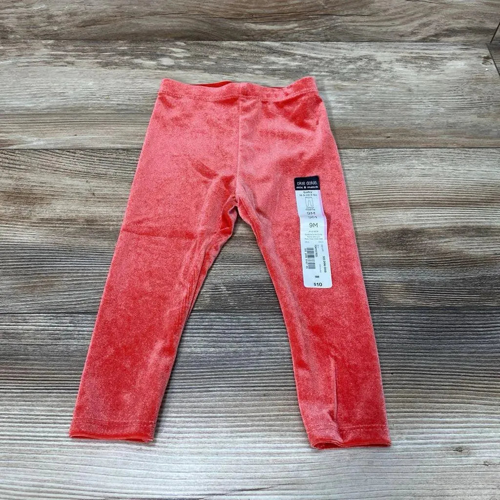 NEW Okie Dokie Velour Leggings sz 9M - Me 'n Mommy To Be