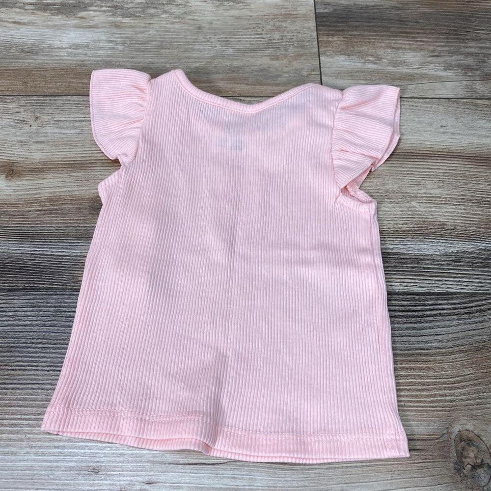 NEW Okie Dokie Ribbed Shirt Crystal Rose sz 12m - Me 'n Mommy To Be