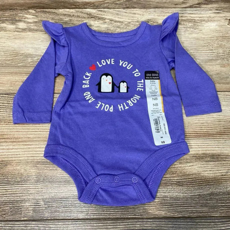 NEW Okie Dokie Long Sleeve Bodysuit sz NB - Me 'n Mommy To Be