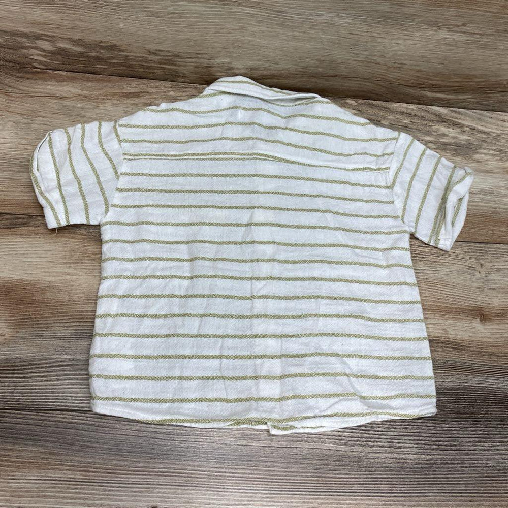 Zara Striped Button-Up Shirt sz 12-18m - Me 'n Mommy To Be