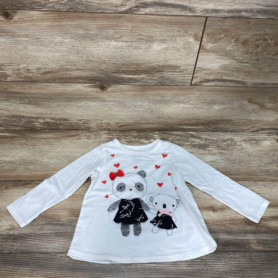 First Impressions Panda Hearts Shirt sz 2T - Me 'n Mommy To Be