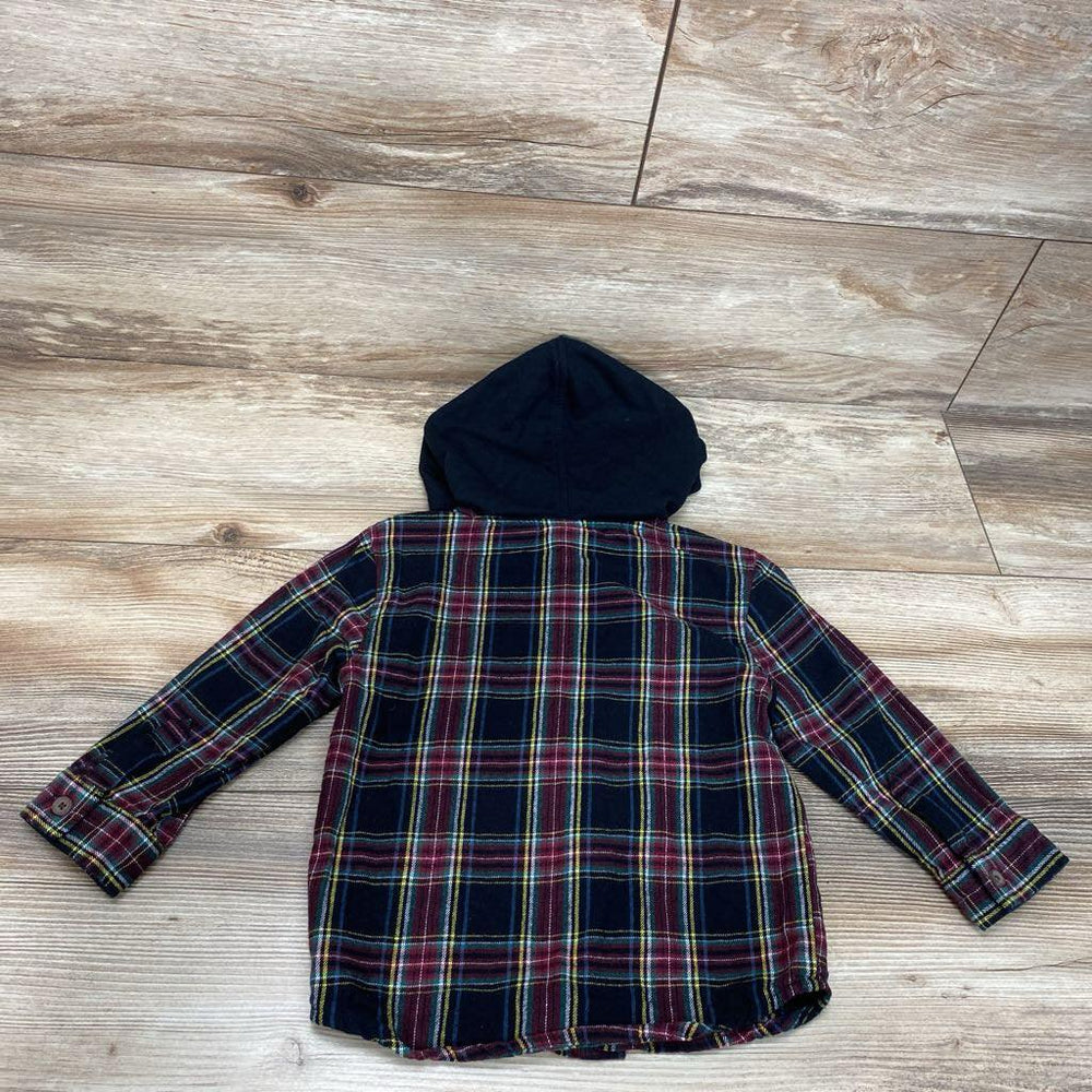 Art Class Hooded Flannel Button Up Shirt sz 2T - Me 'n Mommy To Be