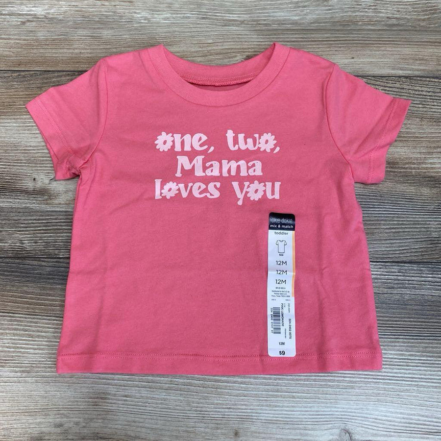 NEW Okie Dokie One, Two Mama Loves You Shirt sz 12m - Me 'n Mommy To Be