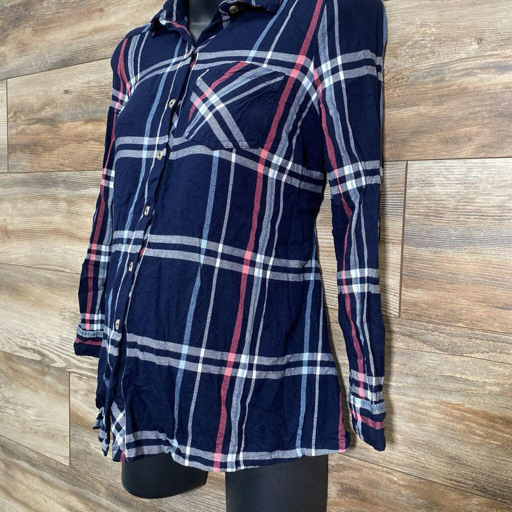 Motherhood Plaid Button Front Top sz XS - Me 'n Mommy To Be