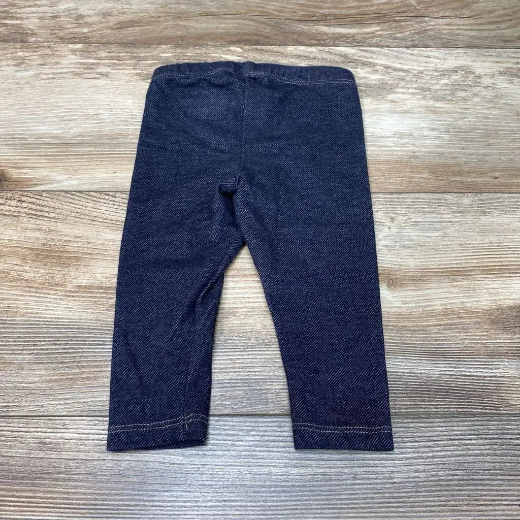 Cat & Jack Faux Denim Leggings sz 12m - Me 'n Mommy To Be