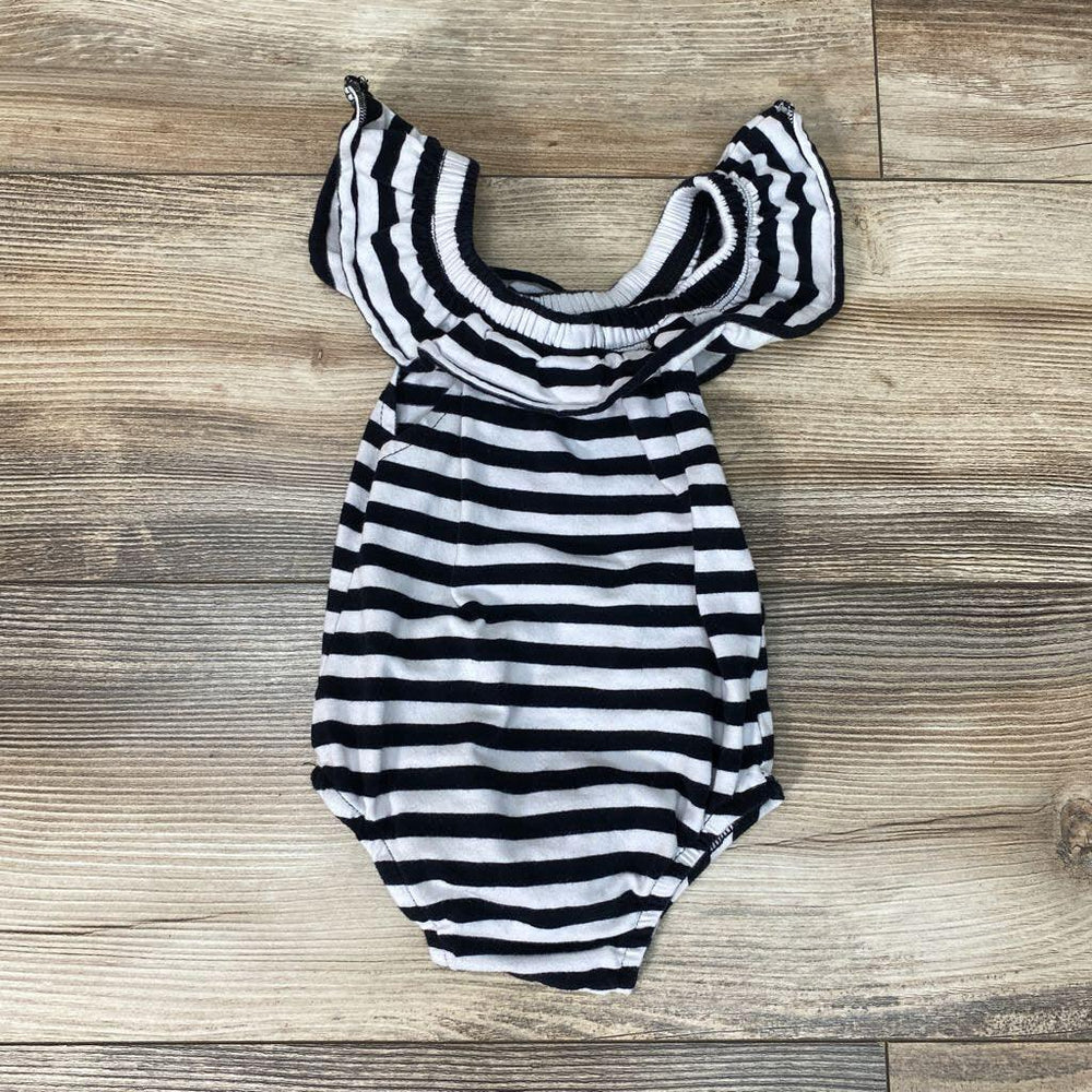Catpapa Striped Romper sz 9-12m - Me 'n Mommy To Be