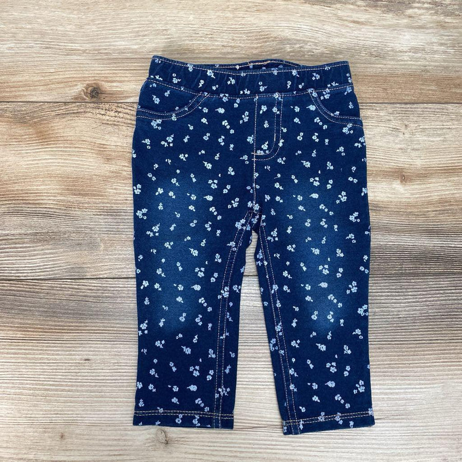 Jumping Beans Floral Jeggings sz 12m - Me 'n Mommy To Be