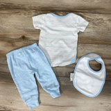 Rene Rofe 3pc Bodysuit + Pants + Bib sz 3-6m - Me 'n Mommy To Be