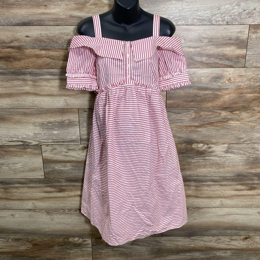 NEW Asos Maternity Striped Cold Shoulder Dress sz XS - Me 'n Mommy To Be