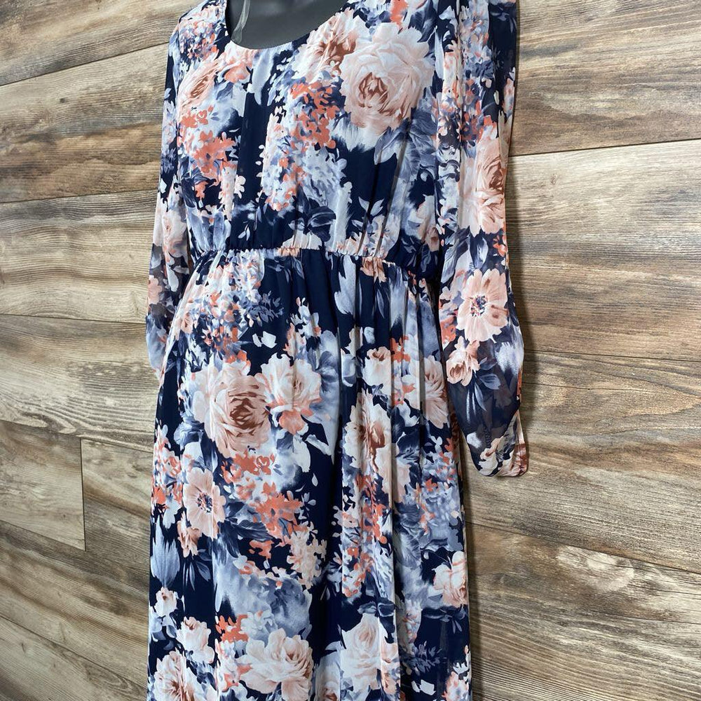 Pink Blush Maternity Floral Dress sz Large - Me 'n Mommy To Be