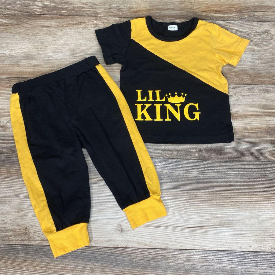 2pc Lil King Shirt & Joggers sz 9-12m - Me 'n Mommy To Be
