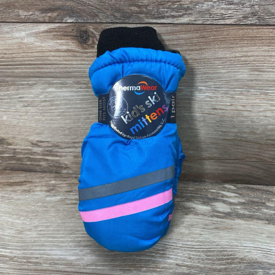 NEW ThermaWear Kid's Ski Striped Mittens - Me 'n Mommy To Be