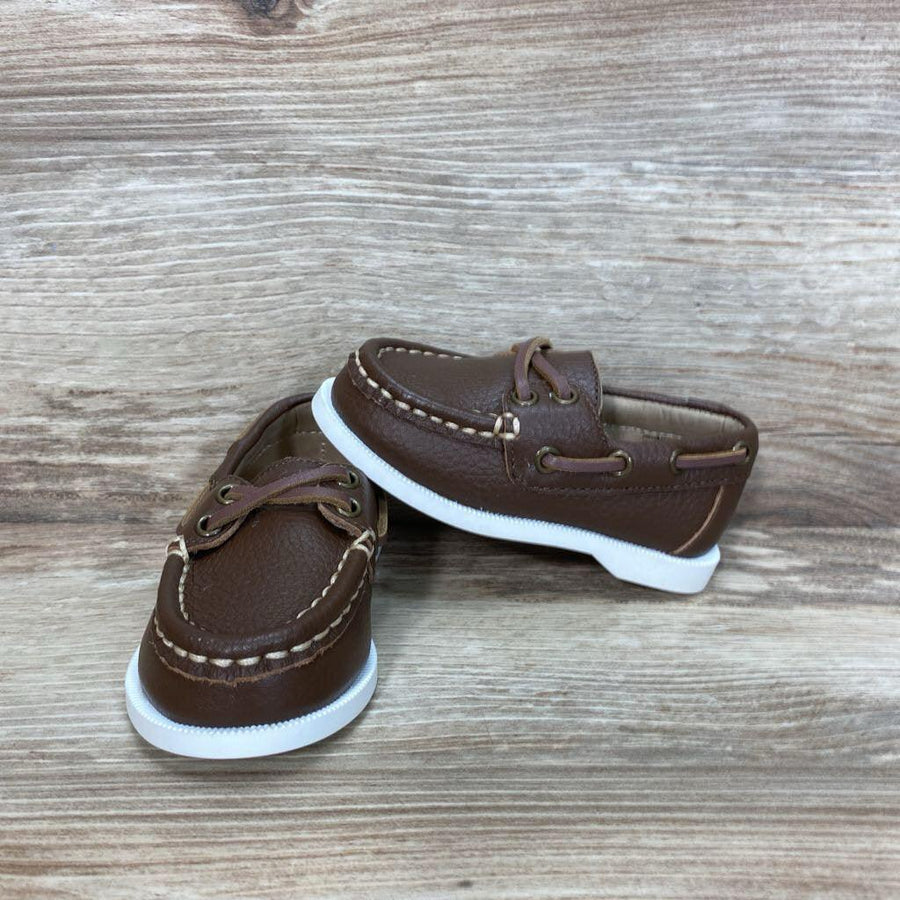 Janie & Jack Leather Boat Shoes sz 4c - Me 'n Mommy To Be