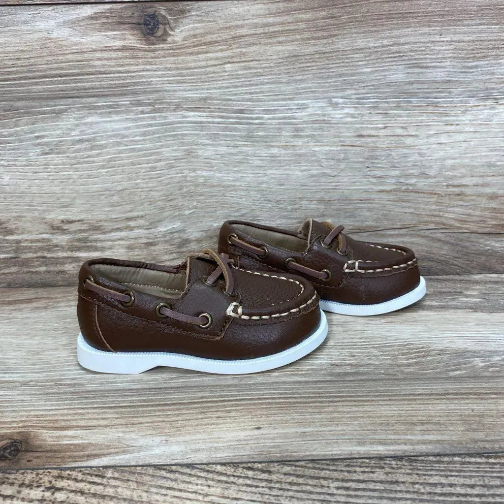 Janie & Jack Leather Boat Shoes sz 4c - Me 'n Mommy To Be