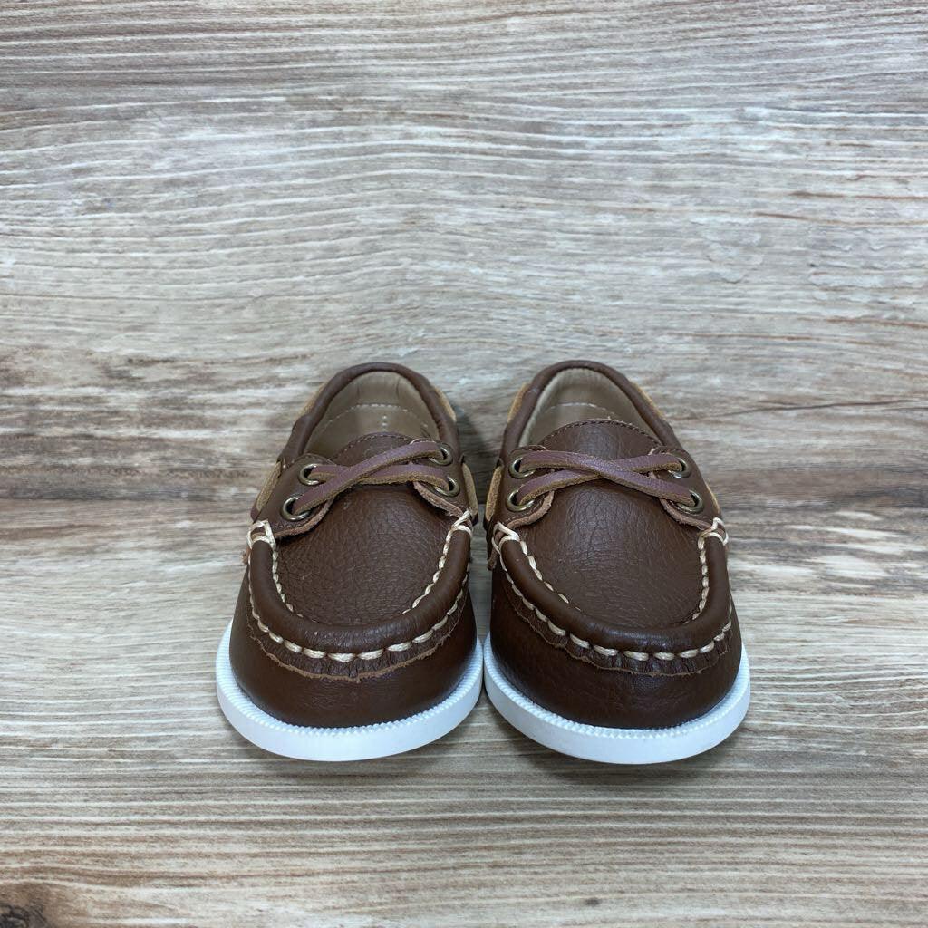 Janie & Jack Leather Boat Shoes sz 4c - Me 'n Mommy To Be
