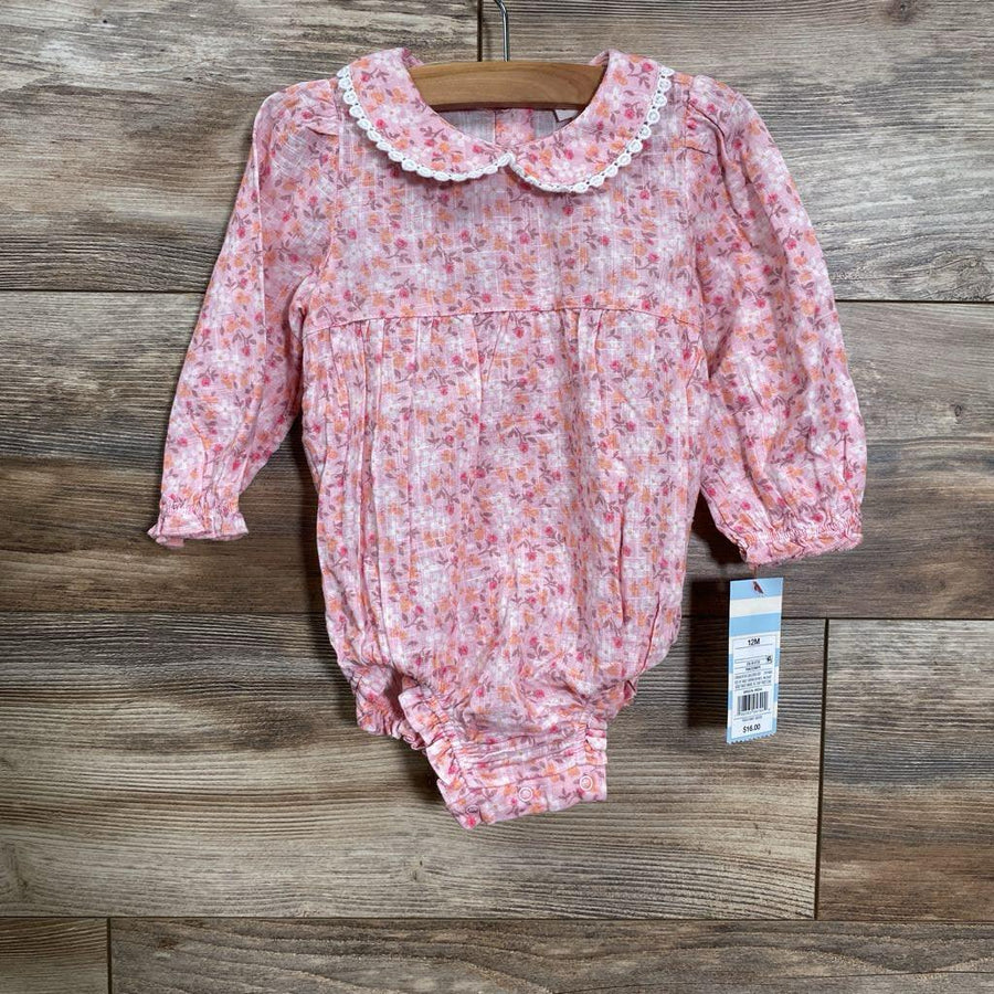 NEW Cat & Jack Floral Romper sz 12m - Me 'n Mommy To Be