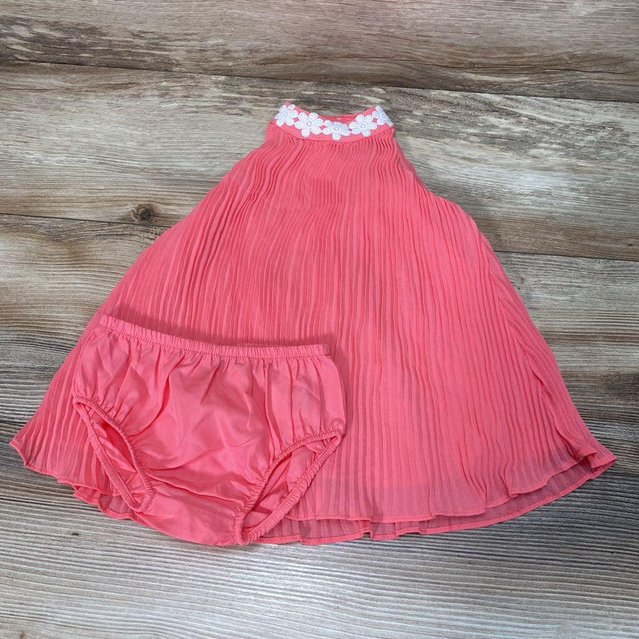 Janie & Jack Pleated Dress & Bloomers sz 3-6m - Me 'n Mommy To Be