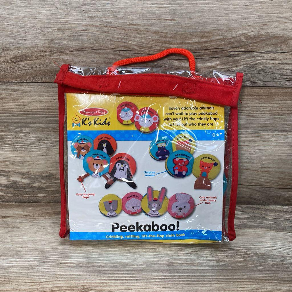 NEW Melissa & Doug Peekaboo Soft Activity Baby Book - Me 'n Mommy To Be