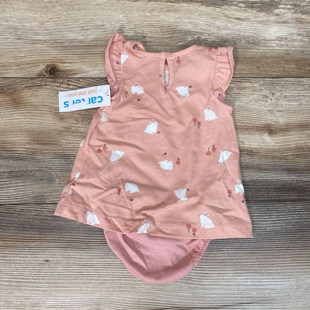 NEW Just One You 2pc Bunny Print Dress & Bloomers sz NB - Me 'n Mommy To Be