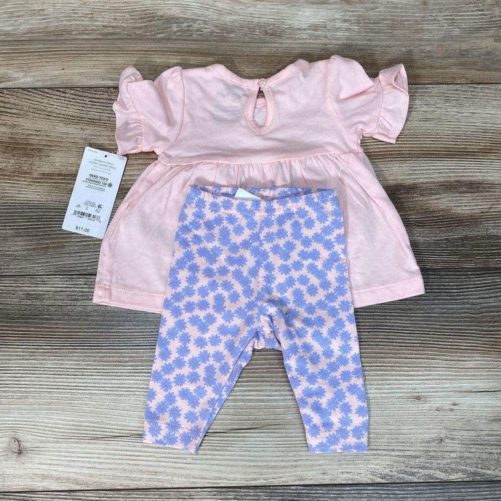 NEW Just One You 2pc Shirt & Floral Leggings sz NB - Me 'n Mommy To Be