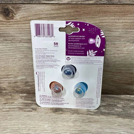 NEW Tommee Tippee Day And Night Pacifiers, 3pk - Me 'n Mommy To Be