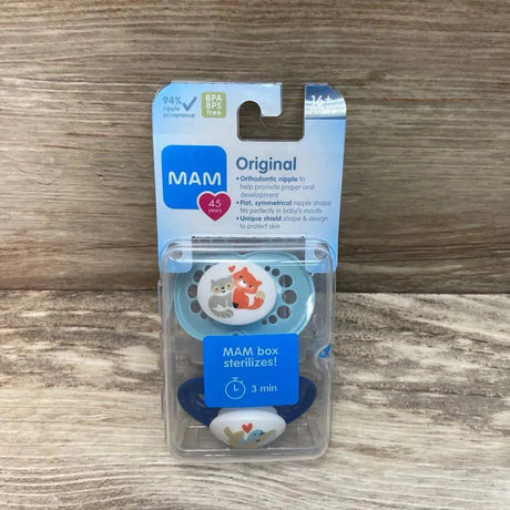 NEW MAM 2pk Original Deco Pacifiers 16m+ - Me 'n Mommy To Be