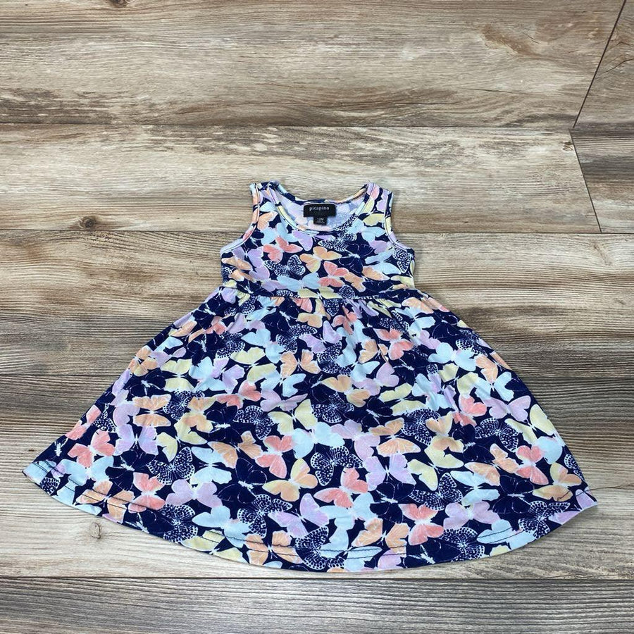 Picapino Butterfly Print Tank Dress sz 12m - Me 'n Mommy To Be