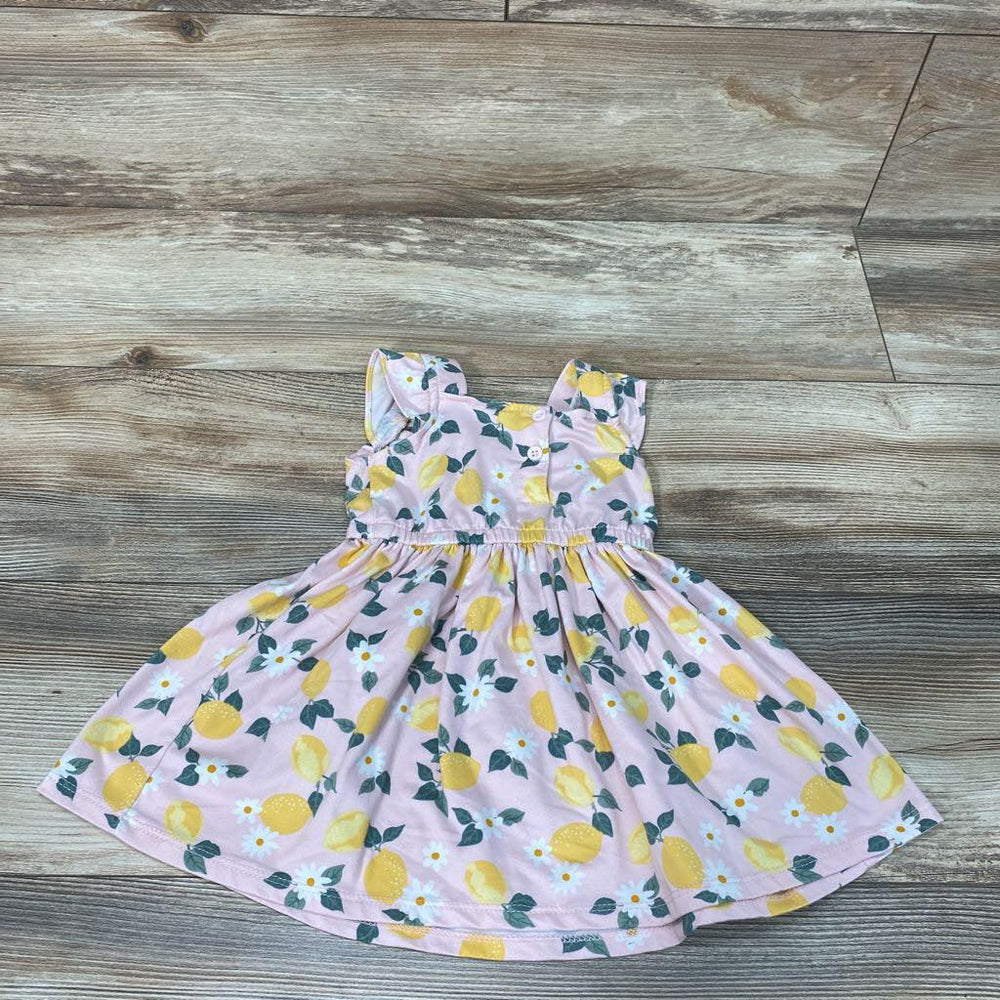 Little Lass Lemon Print Dress sz 12m - Me 'n Mommy To Be