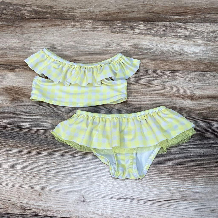 Cat & Jack 2pc Gingham Swimsuit Set sz 4T - Me 'n Mommy To Be