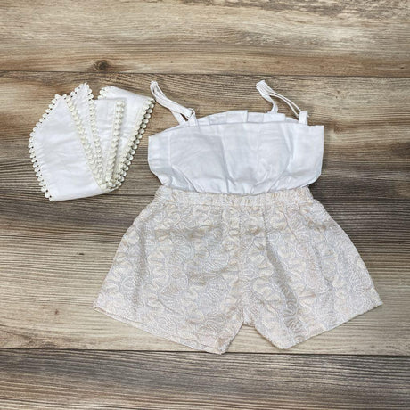 2pc Cami Romper & Headwrap sz 9-12m - Me 'n Mommy To Be