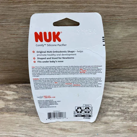 NEW NUK 3pk Comfy Orthodontic Pacifiers - Me 'n Mommy To Be