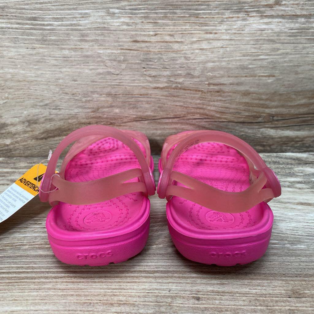 NEW Crocs Adrina Hearts Sandals sz 6c - Me 'n Mommy To Be
