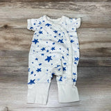 Moon and Back Footless Star Print Sleeper sz PREEMIE - Me 'n Mommy To Be