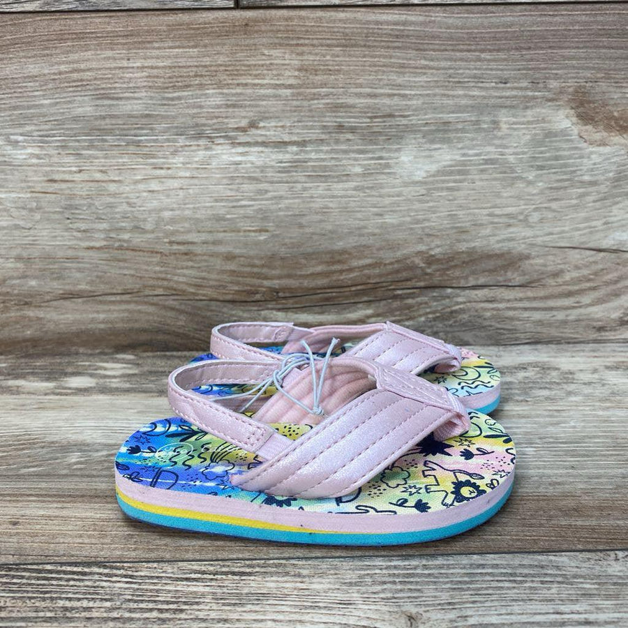 Cat & Jack Shawn Flip Flop Sandals sz 5/6 - Me 'n Mommy To Be