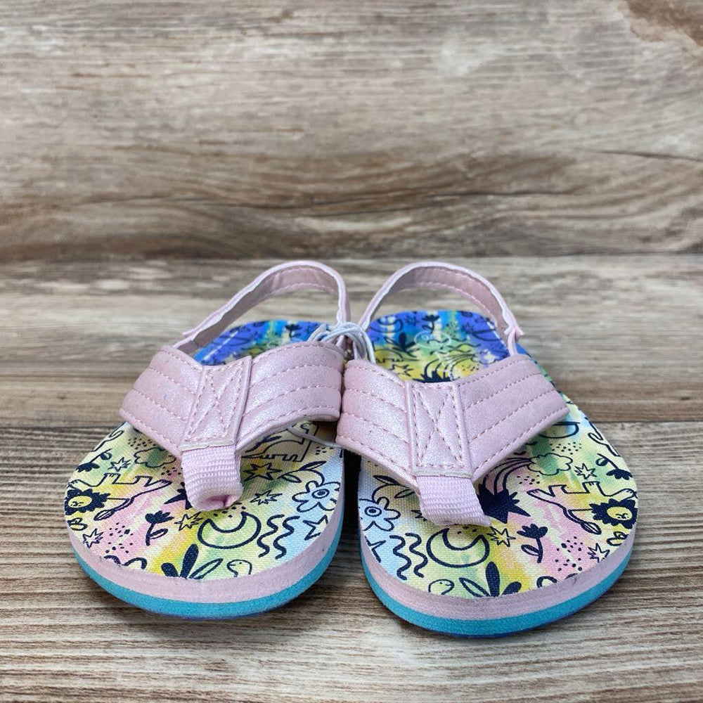 Cat & Jack Shawn Flip Flop Sandals sz 5/6 - Me 'n Mommy To Be