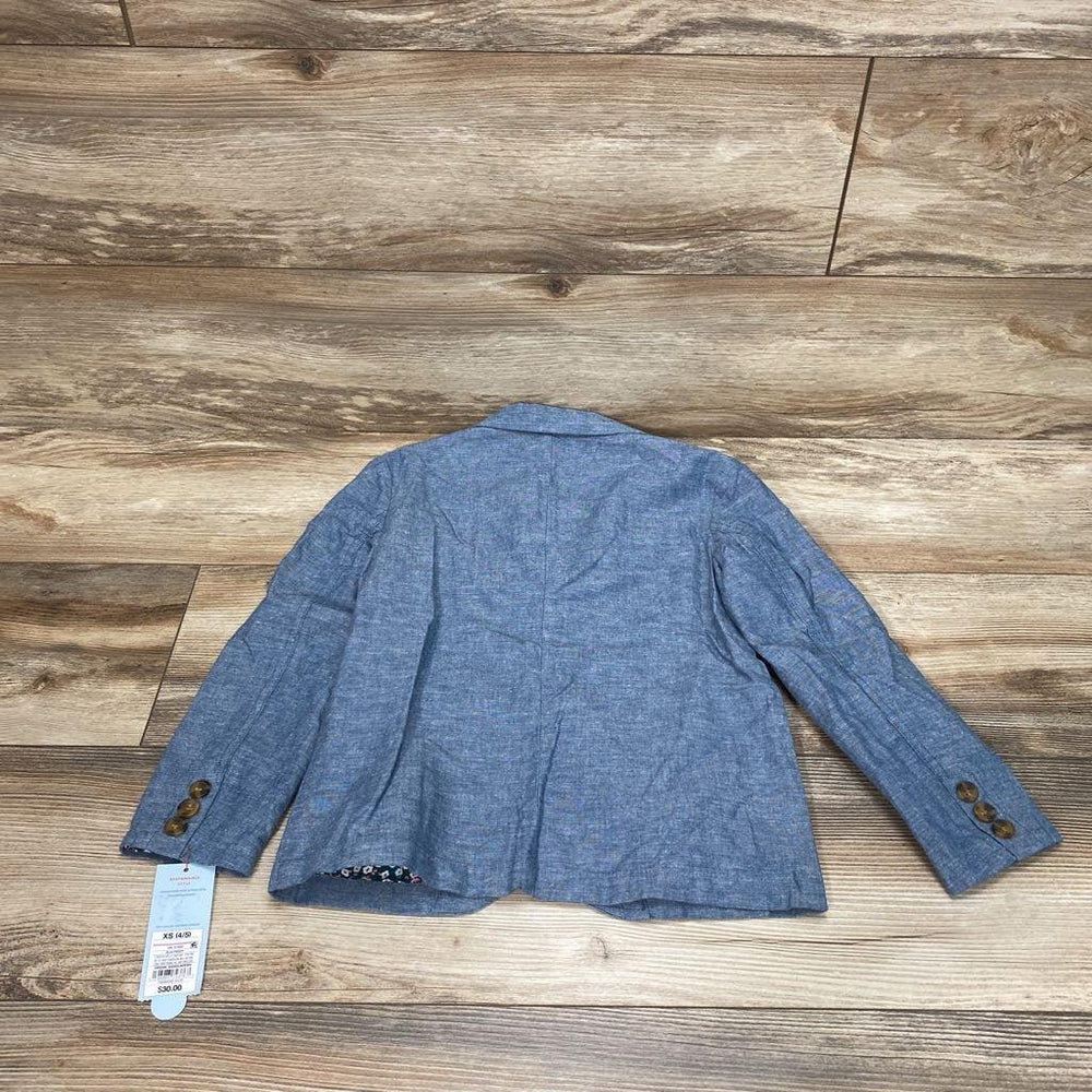 NEW Cat & Jack Woven Linen Blend Blazer sz 4-5T - Me 'n Mommy To Be