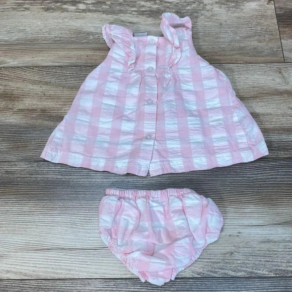 Edgehill Collection 2pc Gingham Dress & Bloomers sz NB - Me 'n Mommy To Be