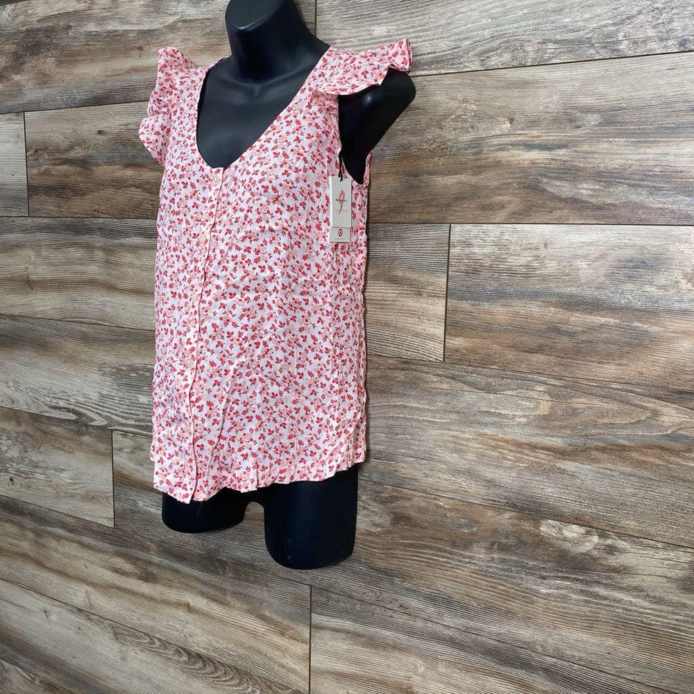 NEW The Nines by Hatch Floral Blouse sz XS - Me 'n Mommy To Be