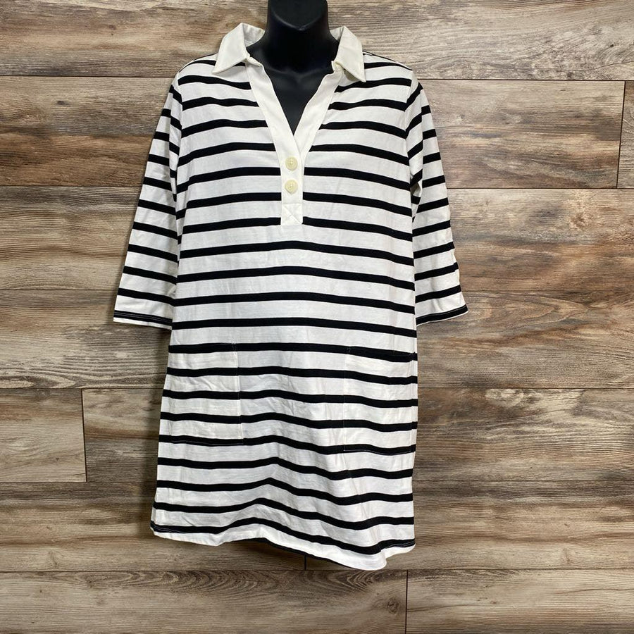 NEW The Nines by Hatch Striped Polo Dress sz Medium - Me 'n Mommy To Be